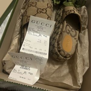 Gucci platform slides